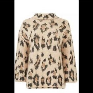 Kate Spade Leopard Chunky Sweater